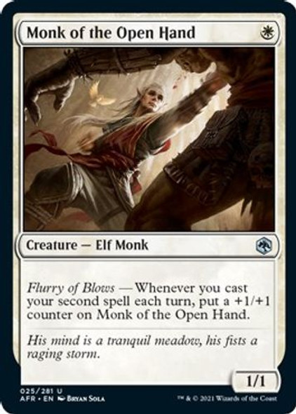 AFR-025U Monk of the Open Hand (Foil)