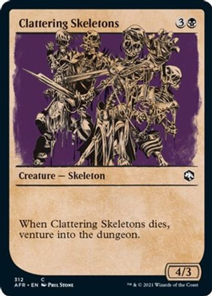 AFR-312C Clattering Skeletons (Showcase) (Foil)