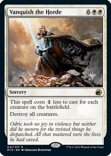 Planeswalker Stamped - Vanquish the Horde-041R