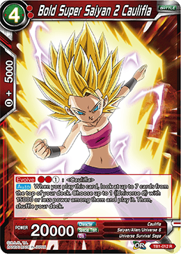 TB1-012R Bold Super Saiyan 2 Caulifla