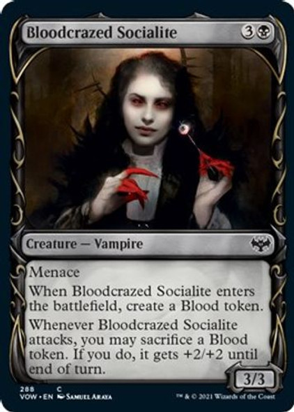 VOW-288C Bloodcrazed Socialite (Showcase) (Foil)