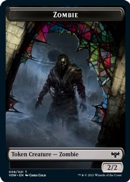 VOWTOK-008//005 Zombie // Zombie Double-sided Token (Foil)