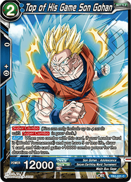 TB2-021C Top of His Game Son Gohan