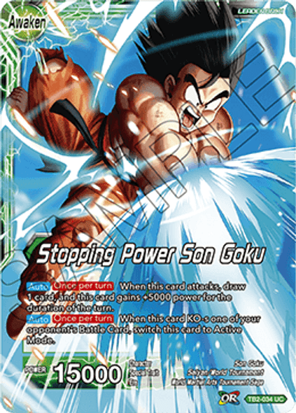 TB2-034U Stopping Power Son Goku