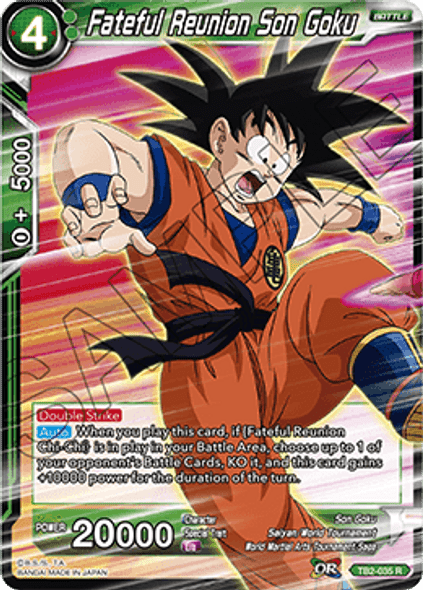 TB2-035R Fateful Reunion Son Goku