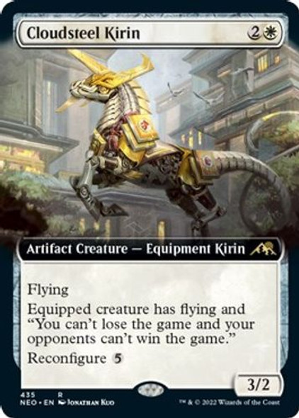 NEO-435R Cloudsteel Kirin (Extended Art) (Foil)