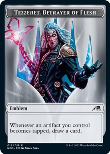 NEOTOK-019 Emblem - Tezzeret, Betrayer of Flesh