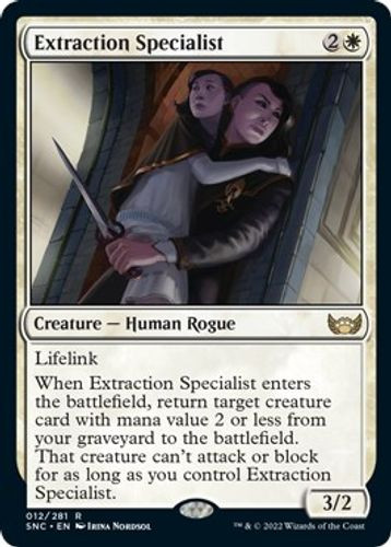 SNC-012R Extraction Specialist