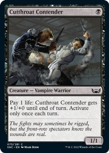 SNC-073C Cutthroat Contender (Foil)