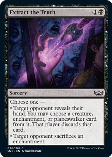 SNC-078C Extract the Truth (Foil)