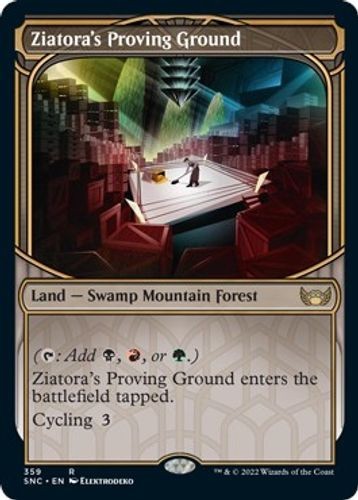 SNC-359R Ziatora's Proving Ground (Showcase) (Foil)