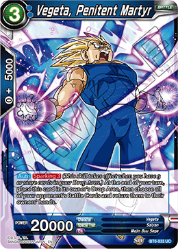 BT06-033U Vegeta, Penitent Martyr Foil
