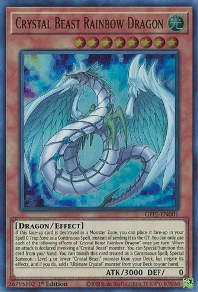 GFP2-EN001 Crystal Beast Rainbow Dragon (Ultra Rare) <1st>