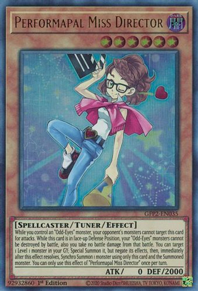 GFP2-EN035 Performapal Miss Director (Ultra Rare) <1st>