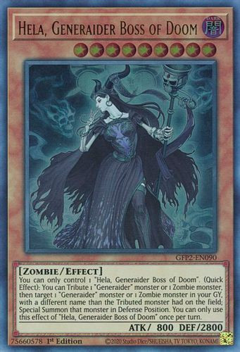 GFP2-EN090 Hela, Generaider Boss of Doom (Ultra Rare) <1st>