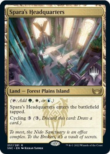 Planeswalker Stamped - Spara's Headquarters-257R (Foil)