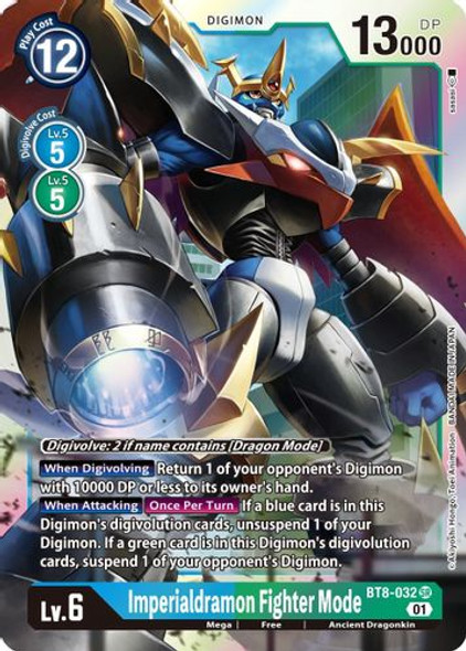 BT08-032SR Imperialdramon Fighter Mode (Foil)