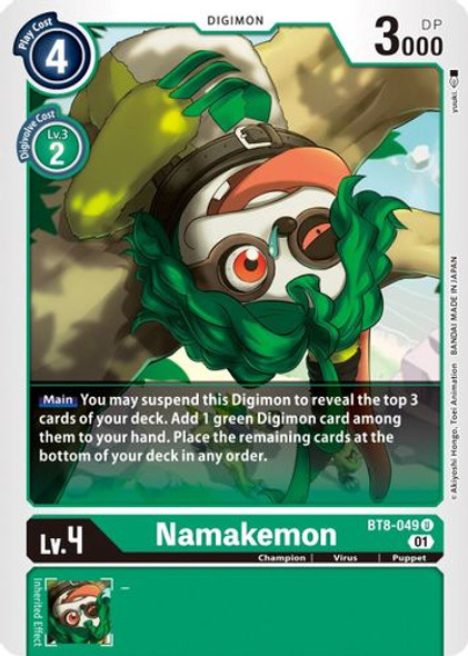 BT08-049U Namakemon (Prerelease Stamp) (Foil)