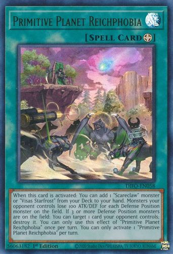 DIFO-EN058 Primitive Planet Reichphobia (Ultra Rare) <1st>