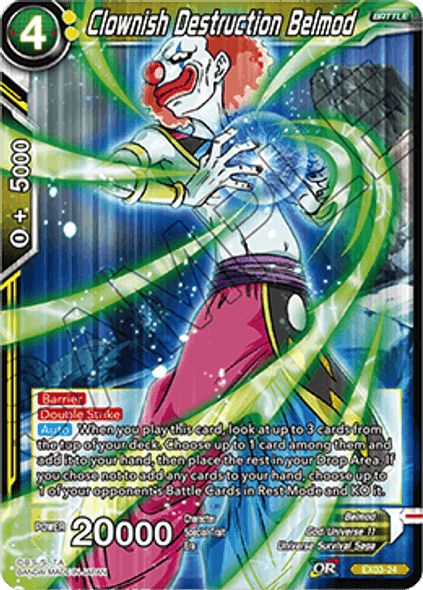 EX03-24 Clownish Destruction Belmod Foil