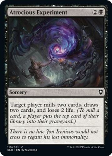 CLB-115C Atrocious Experiment (Foil)