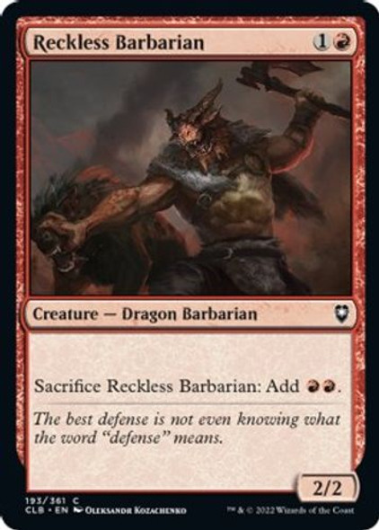 CLB-193C Reckless Barbarian (Foil)