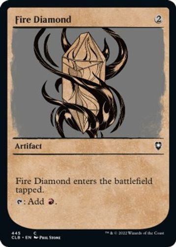 CLB-445C Fire Diamond (Showcase) (Foil)