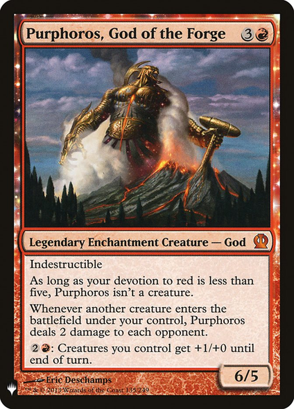 The List - Purphoros, God of the Forge-135M