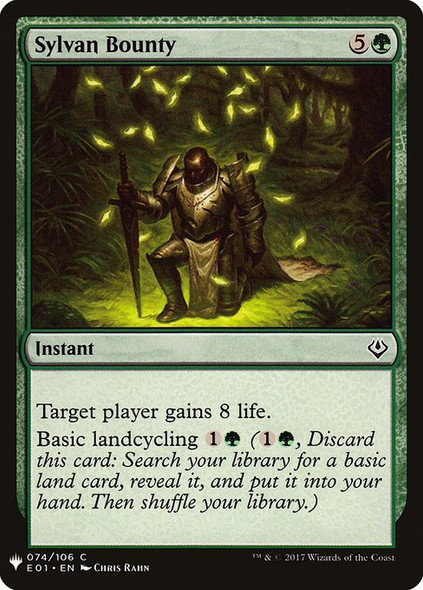 The List - Sylvan Bounty-074C