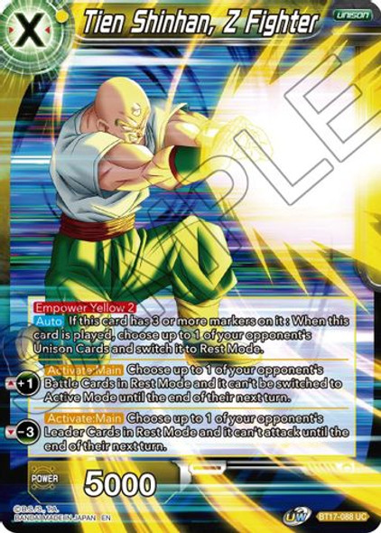 BT17-088UC Tien Shinhan, Z Fighter (Foil)