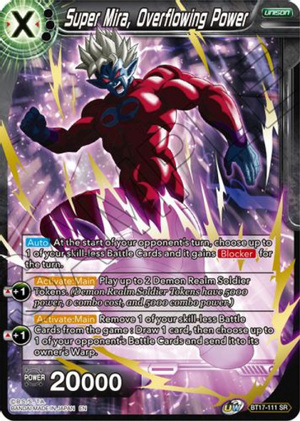 BT17-111SR Super Mira, Overflowing Power (Foil)