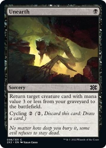 2X2-096C Unearth (Foil)