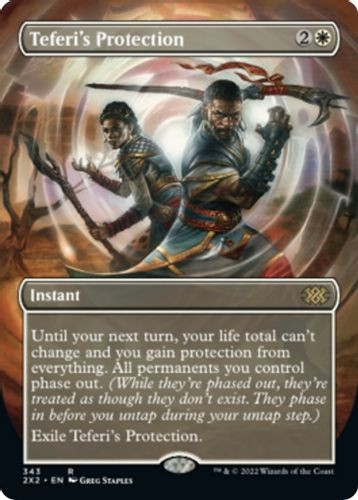 2X2-343R Teferi's Protection (Borderless)