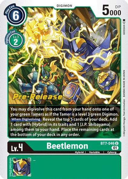 BT07-046U Beetlemon (Prerelease Stamp) (Foil)