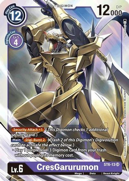 ST06-13SR CresGarurumon (Foil)