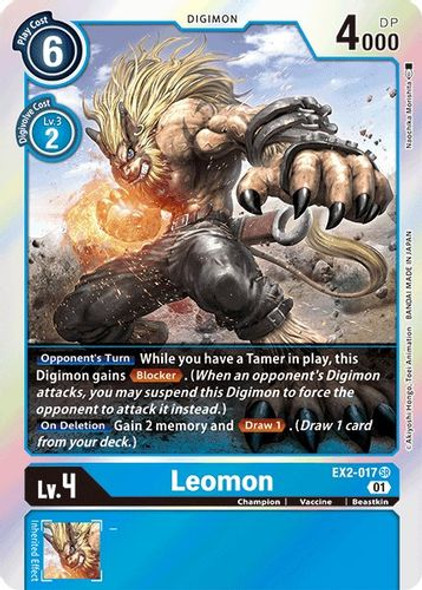 EX02-017SR Leomon (Foil)