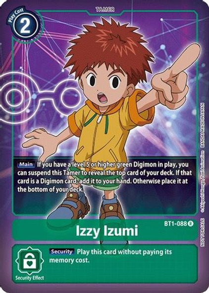 BT01-088R Izzy Izumi (Box Topper) (Foil)