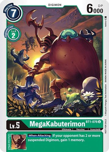 BT01-076U MegaKabuterimon (Official Tournament Pack Vol.3)