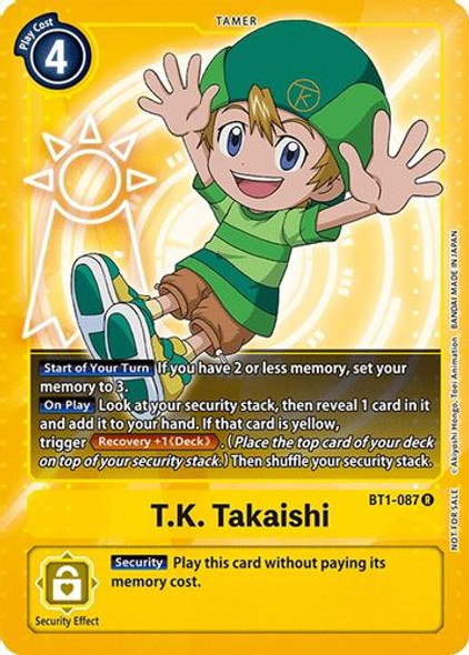 BT01-087R T.K. Takaishi (Official Tournament Pack Vol.3)