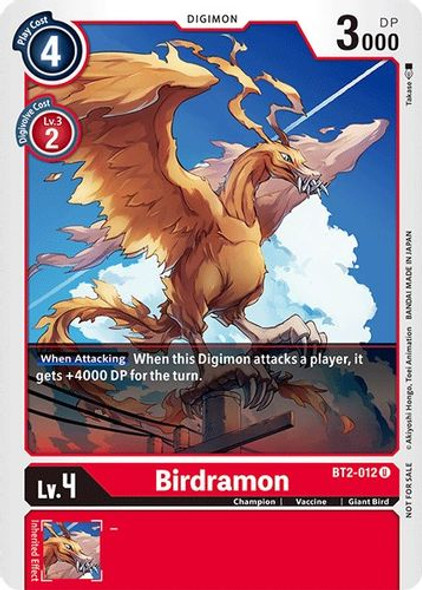 BT02-012U Birdramon (Official Tournament Pack Vol.3)
