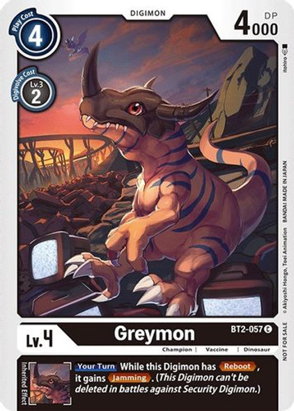 BT02-057C Greymon (Official Tournament Pack Vol.3)