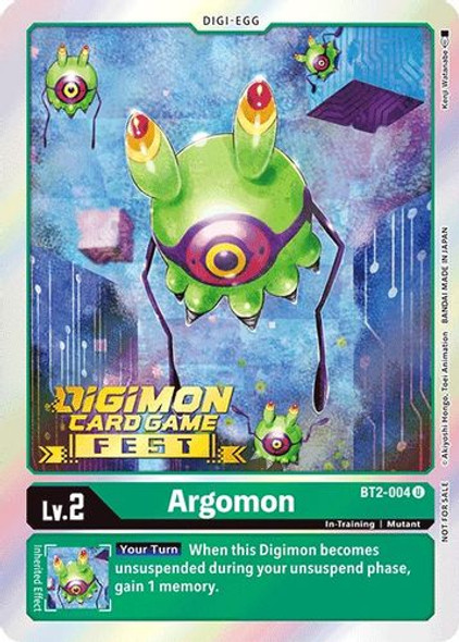 BT02-004U Argomon (Digimon Card Game Fest 2022) (Foil)