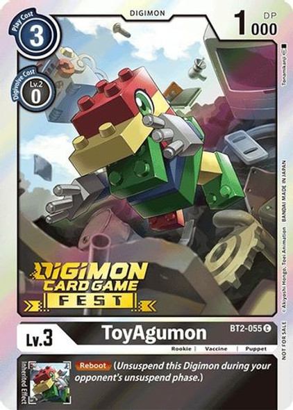 BT02-055C ToyAgumon (Digimon Card Game Fest 2022) (Foil)