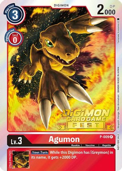 P-009P Agumon (Digimon Card Game Fest 2022) (Foil)