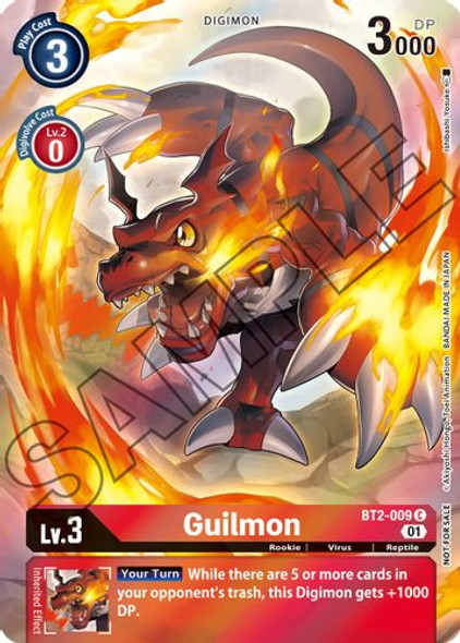 BT02-009C Guilmon (Tamer's Card Set 1) (Foil)