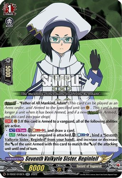 D-TB02/018EN RR Seventh Valkyrie Sister, Reginleif