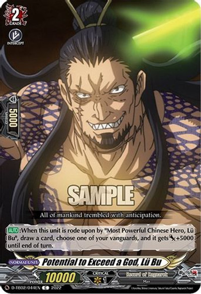 D-TB02/044EN C Potential to Exceed a God, Lu Bu