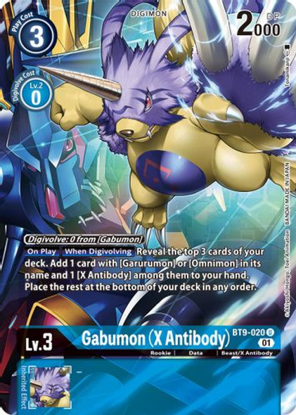 BT09-020U Gabumon (X Antibody) (Alternate Art) (Foil)