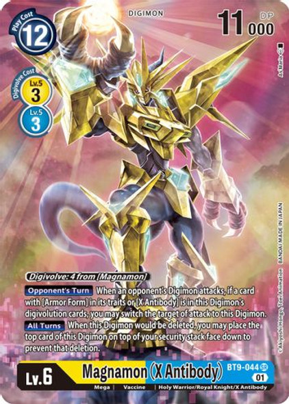 BT09-044SR Magnamon (X Antibody) (Alternate Art) (Foil)