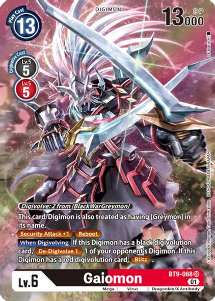 BT09-068SR Gaiomon (Alternate Art) (Foil)